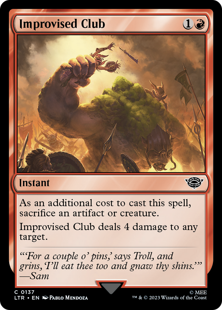 Improvised Club [The Lord of the Rings: Tales of Middle-Earth] | Anubis Games and Hobby