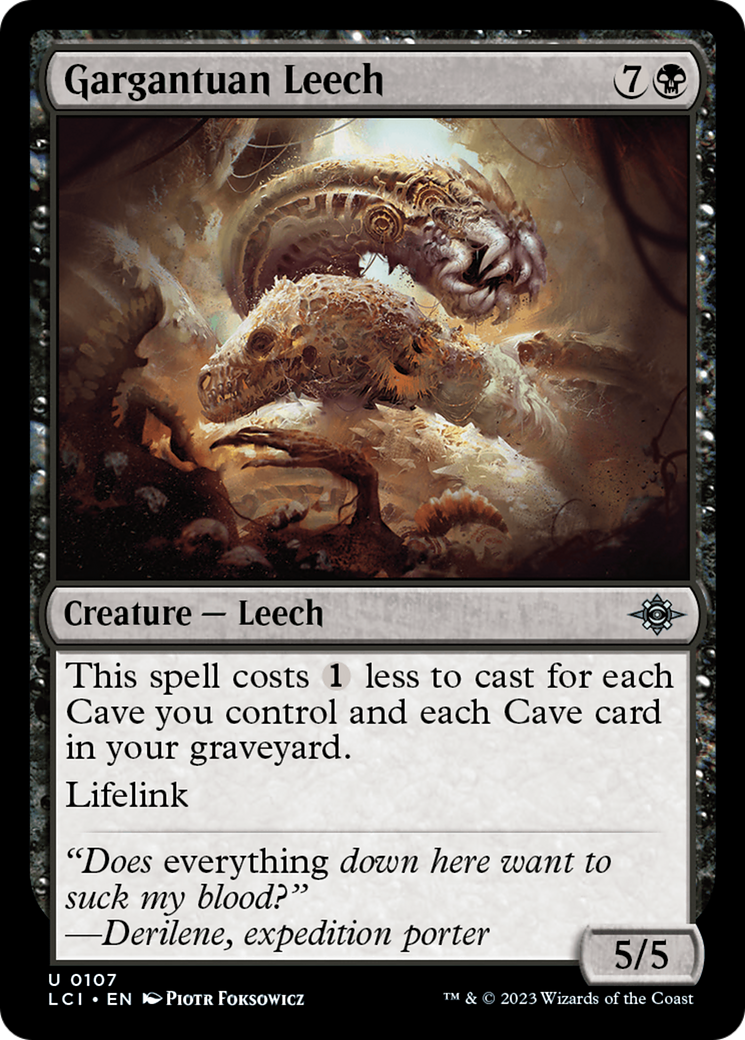 Gargantuan Leech [The Lost Caverns of Ixalan] | Anubis Games and Hobby