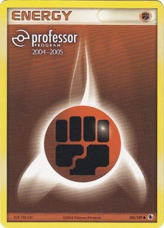 Fighting Energy (105/109) (2004 2005) [Professor Program Promos] | Anubis Games and Hobby