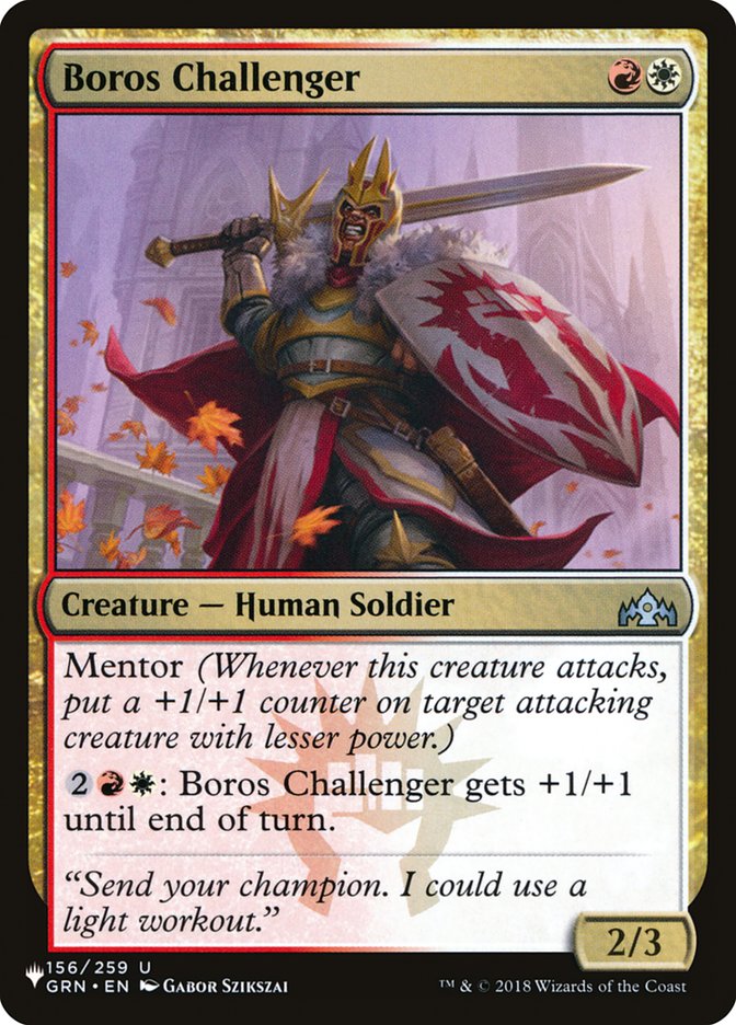 Boros Challenger [The List] | Anubis Games and Hobby