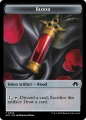 Eldrazi Spawn // Blood Double-Sided Token [Modern Horizons 3 Tokens] | Anubis Games and Hobby