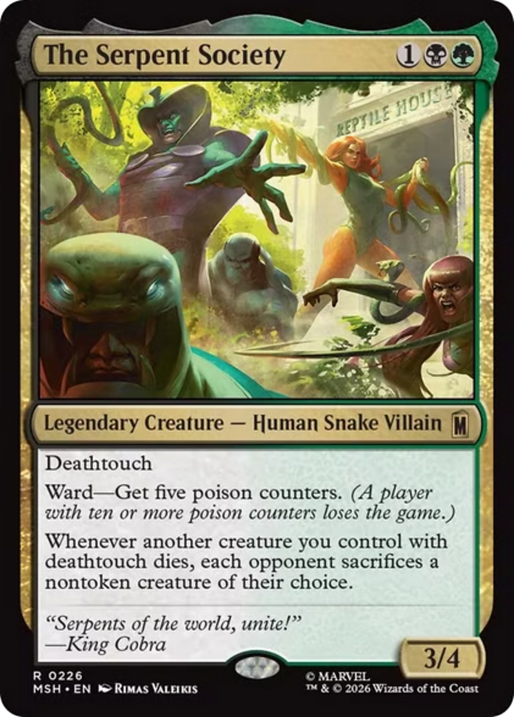 The Serpent Society [Marvel Super Heroes] | Anubis Games and Hobby