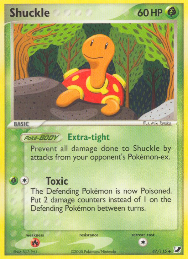 Shuckle (47/115) [EX: Unseen Forces] | Anubis Games and Hobby