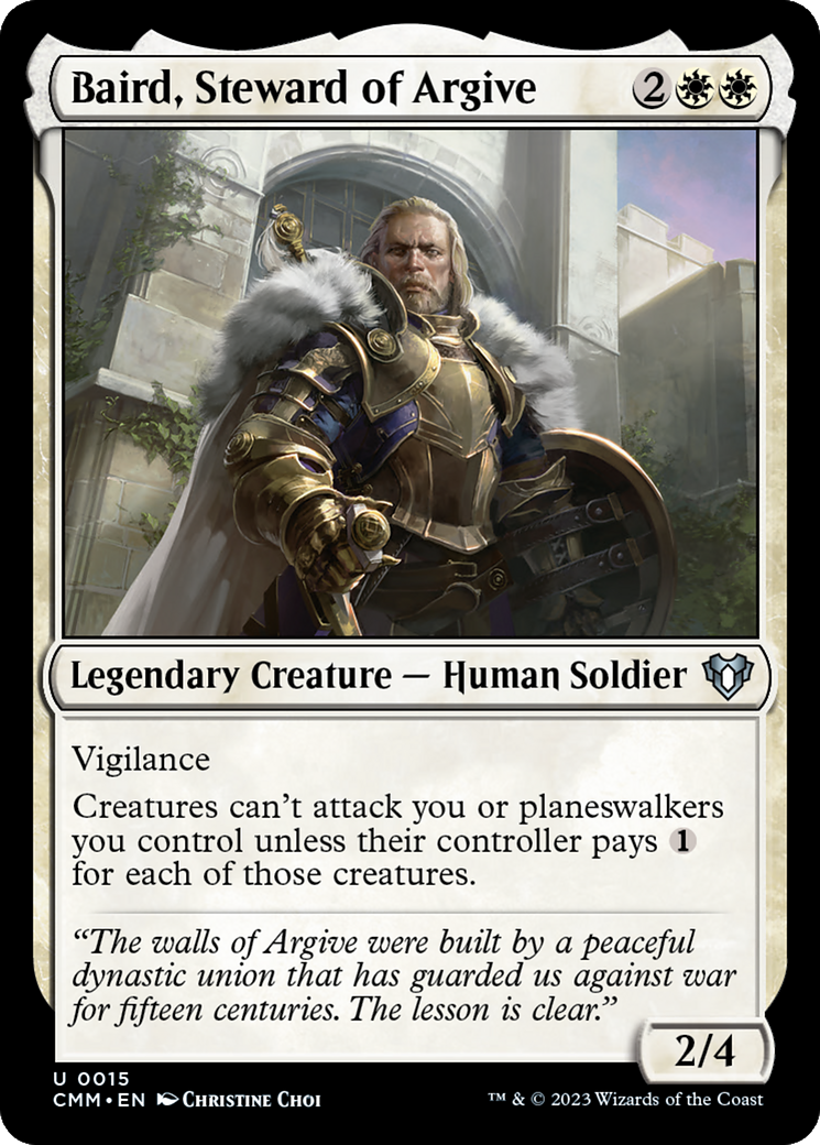 Baird, Steward of Argive [Commander Masters] | Anubis Games and Hobby
