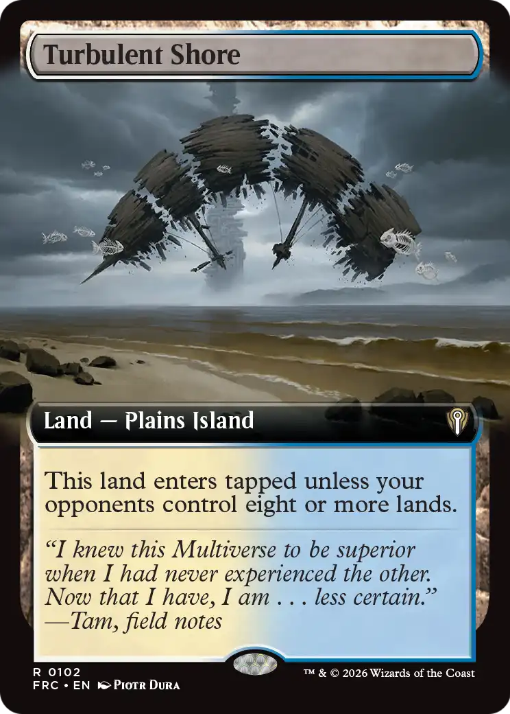 Turbulent Shore (Extended Art) [Reality Fracture Commander] | Anubis Games and Hobby