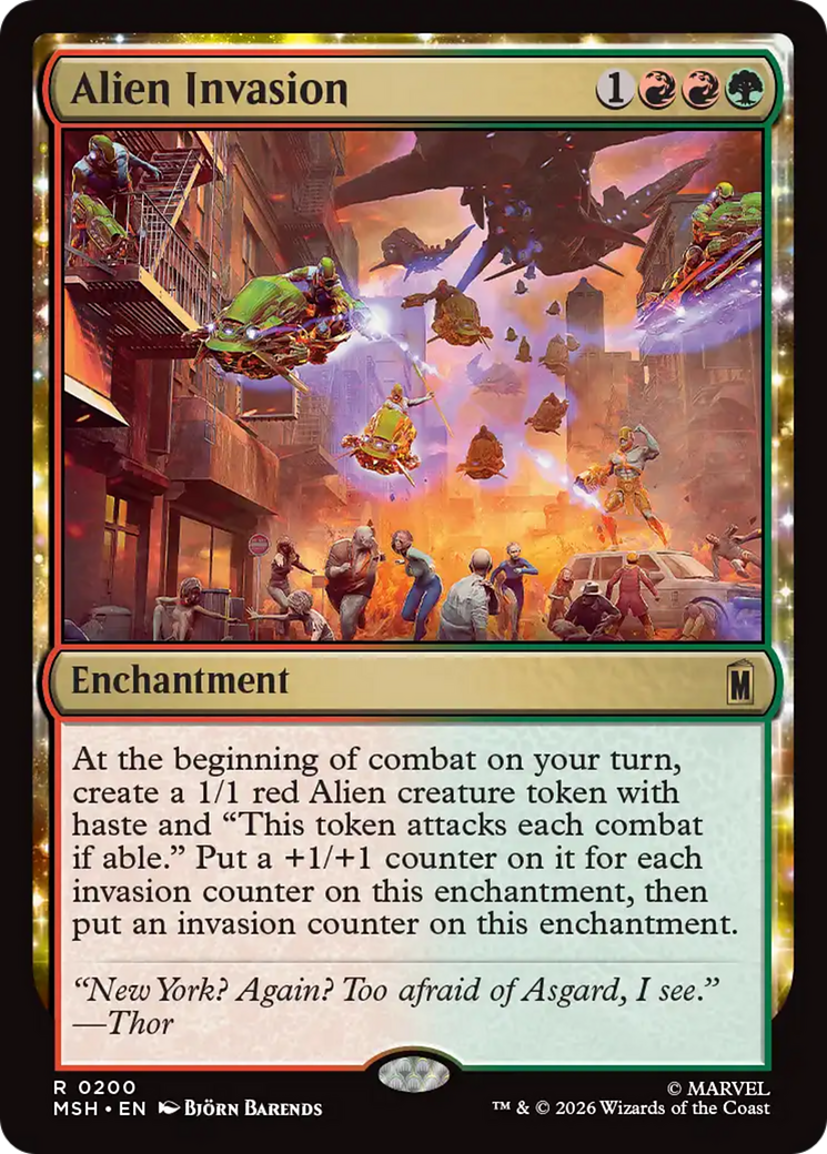 Alien Invasion [Marvel Super Heroes] | Anubis Games and Hobby