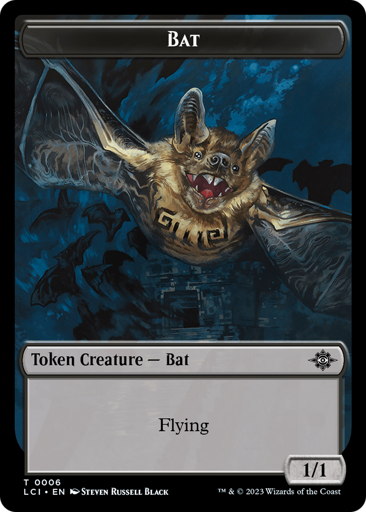 Vampire // Bat Double-Sided Token [The Lost Caverns of Ixalan Tokens] | Anubis Games and Hobby