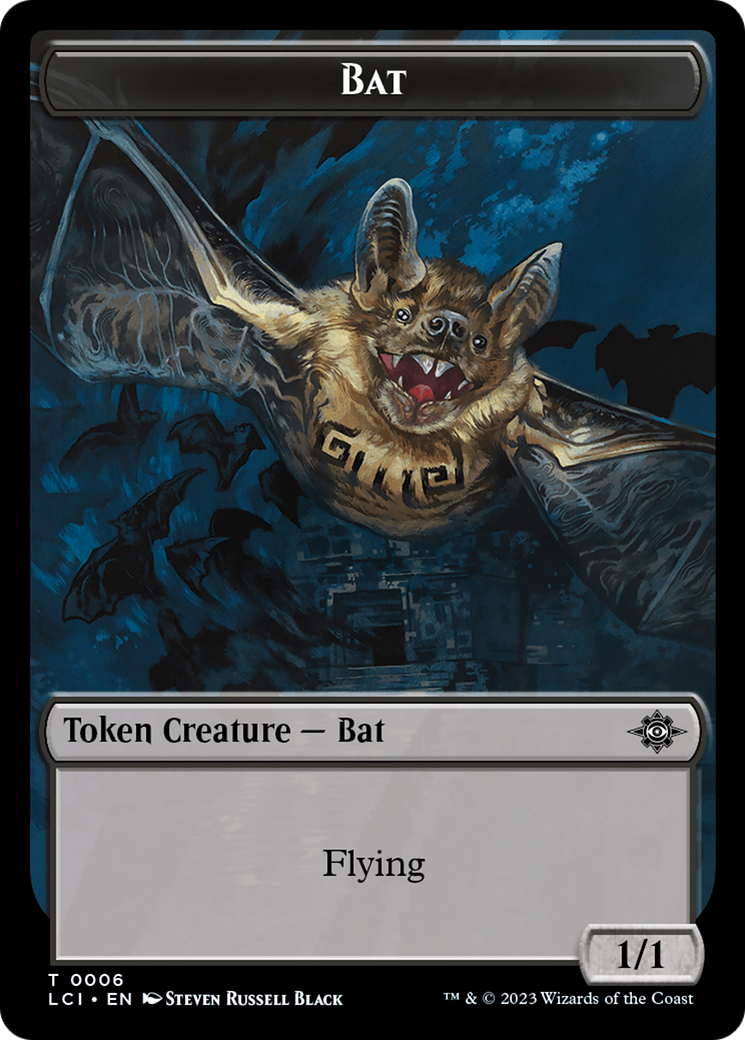 Copy // Bat Double-Sided Token [The Lost Caverns of Ixalan Tokens] | Anubis Games and Hobby