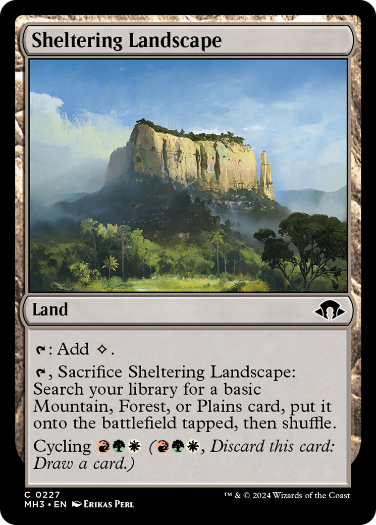 Sheltering Landscape [Modern Horizons 3] | Anubis Games and Hobby