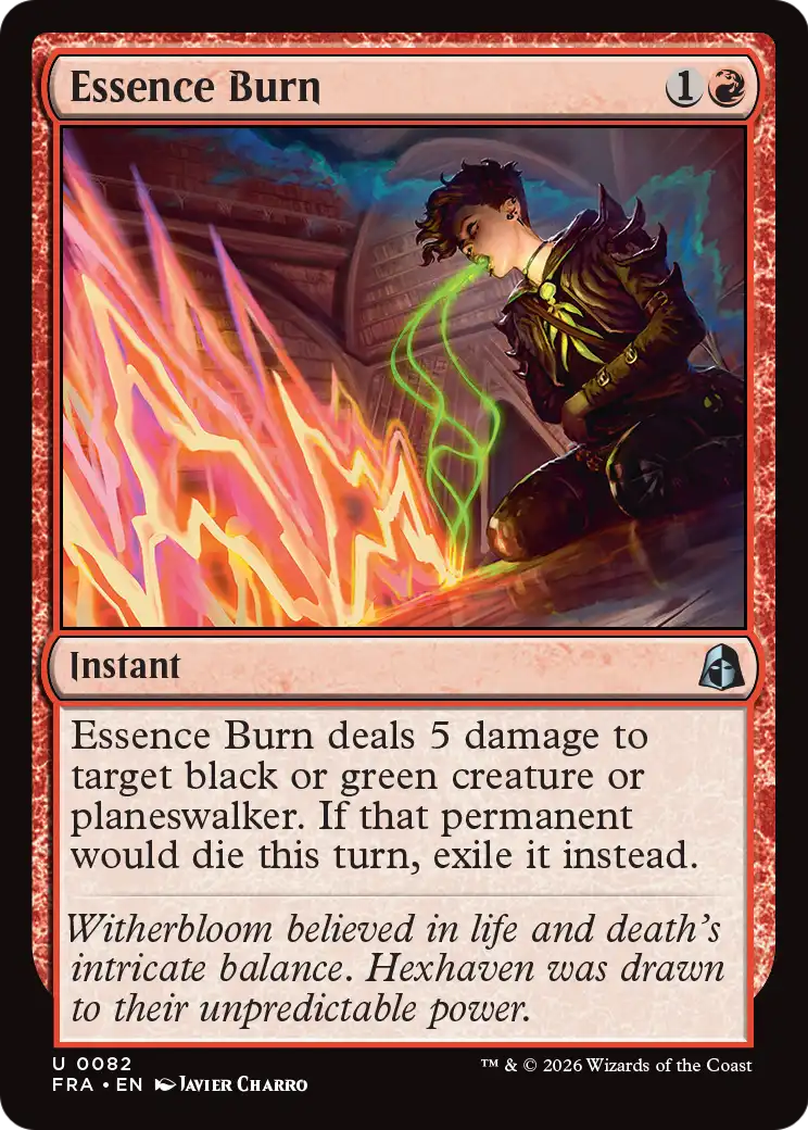 Essence Burn [Reality Fracture] | Anubis Games and Hobby