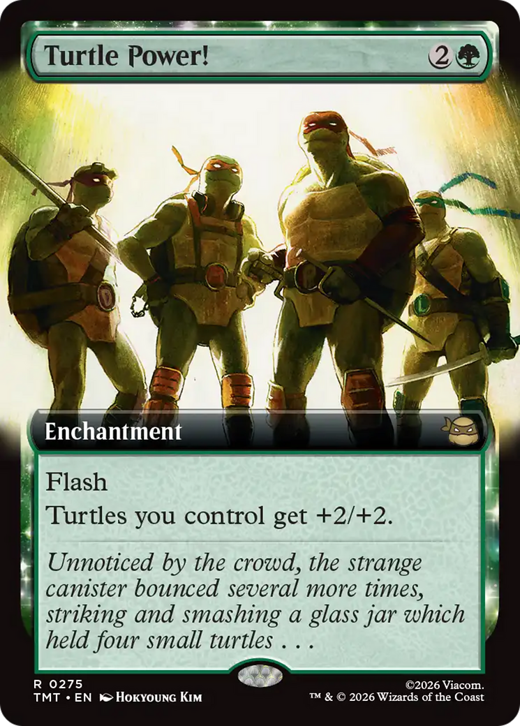 Turtle Power! (Extended Art) [Teenage Mutant Ninja Turtles] | Anubis Games and Hobby