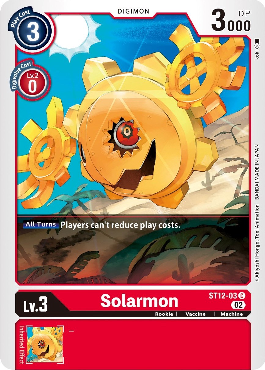 Solarmon [ST12-03] [Starter Deck: Jesmon] | Anubis Games and Hobby