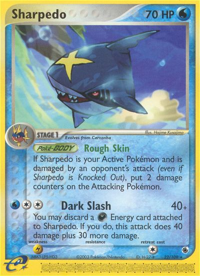 Sharpedo (22/109) [EX: Ruby & Sapphire] | Anubis Games and Hobby