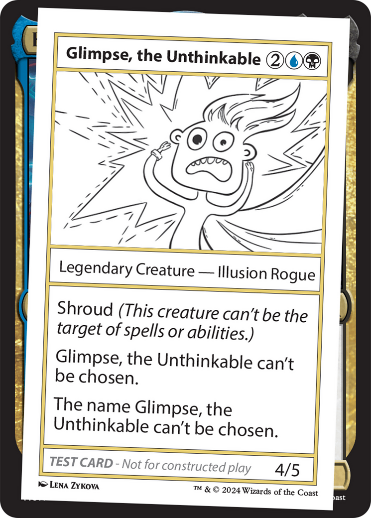 Glimpse, the Unthinkable [Mystery Booster 2 Playtest Cards] | Anubis Games and Hobby