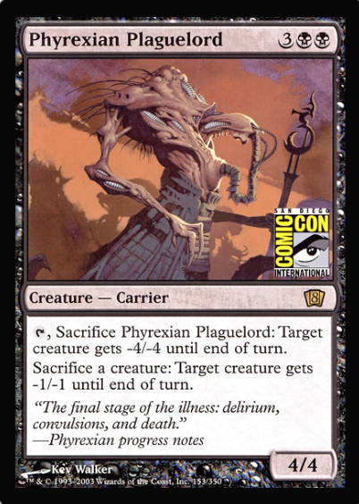 Phyrexian Plaguelord (San Diego Comic Con Oversized) [Oversize Cards] | Anubis Games and Hobby