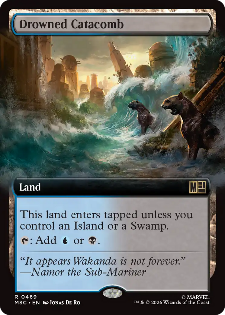Drowned Catacomb (Extended Art) [Marvel Super Heroes Commander] | Anubis Games and Hobby
