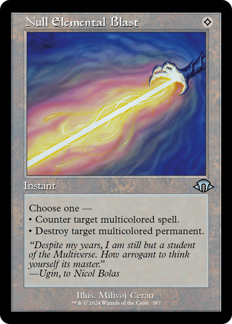 Null Elemental Blast (Retro) [Modern Horizons 3] | Anubis Games and Hobby