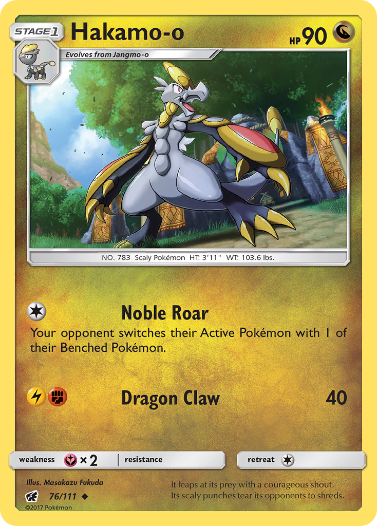 Hakamo-o (76/111) [Sun & Moon: Crimson Invasion] | Anubis Games and Hobby