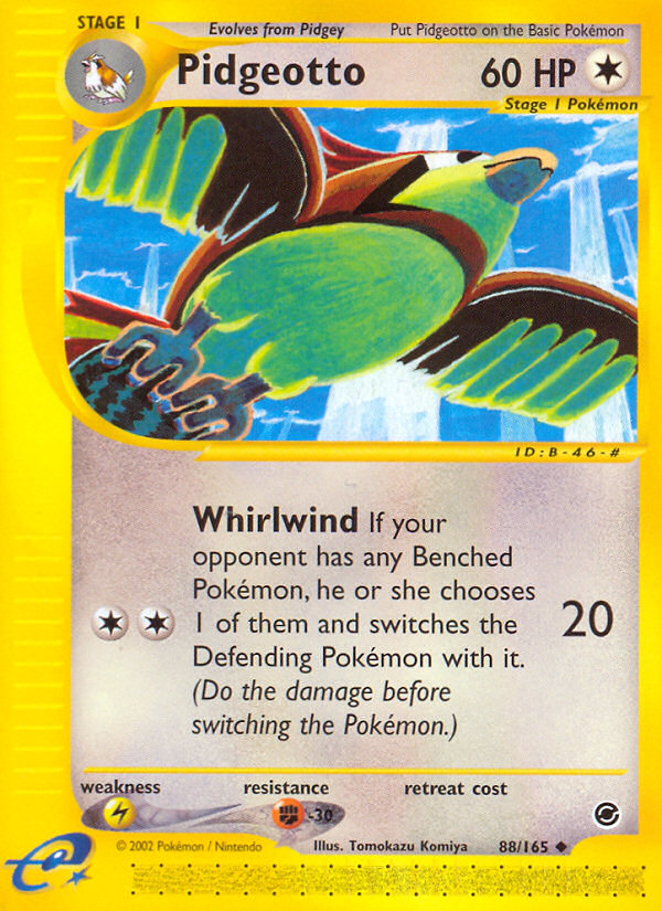 Pidgeotto (88/165) [Expedition: Base Set] | Anubis Games and Hobby