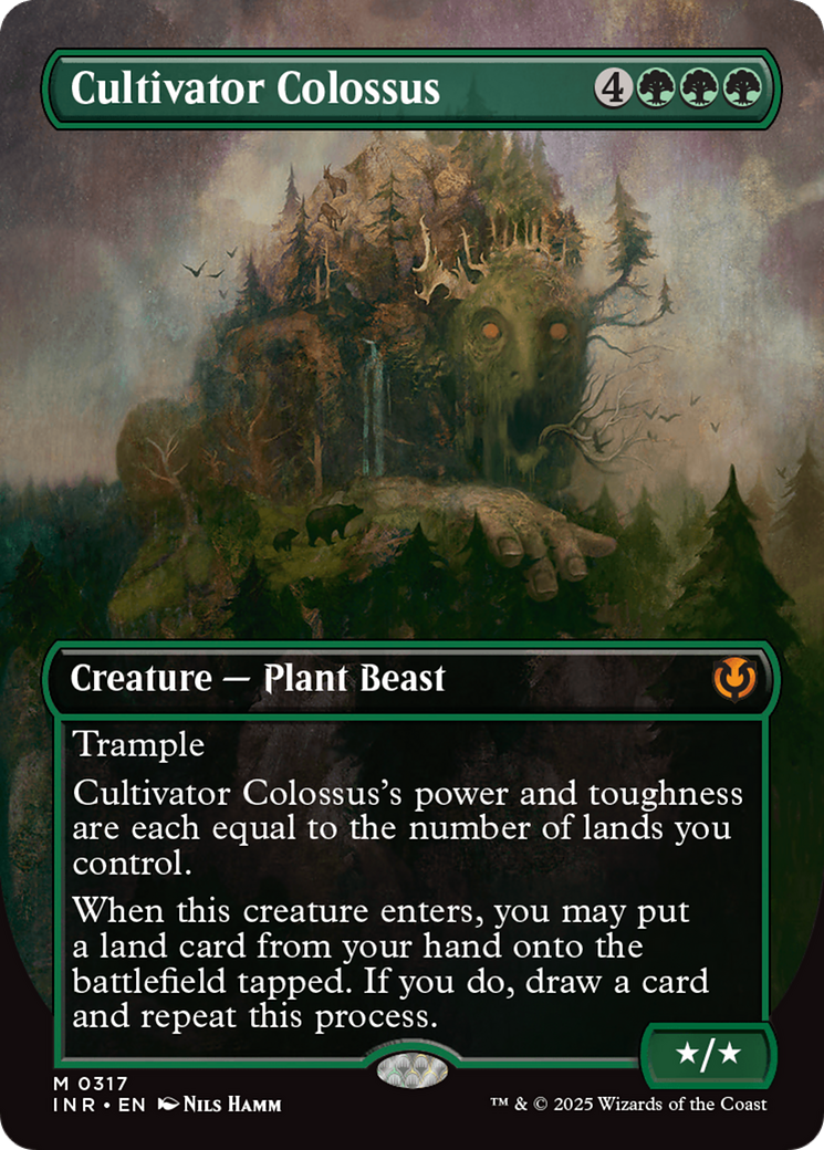 Cultivator Colossus (Borderless) [Innistrad Remastered] | Anubis Games and Hobby