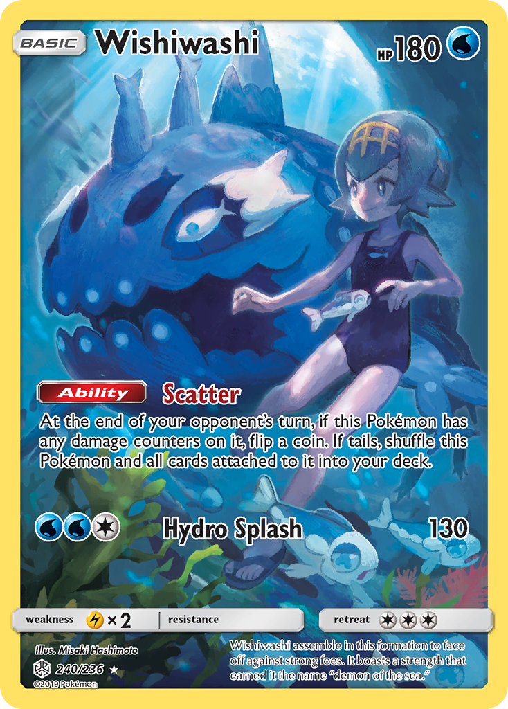 Wishiwashi (240/236) [Sun & Moon: Cosmic Eclipse] | Anubis Games and Hobby