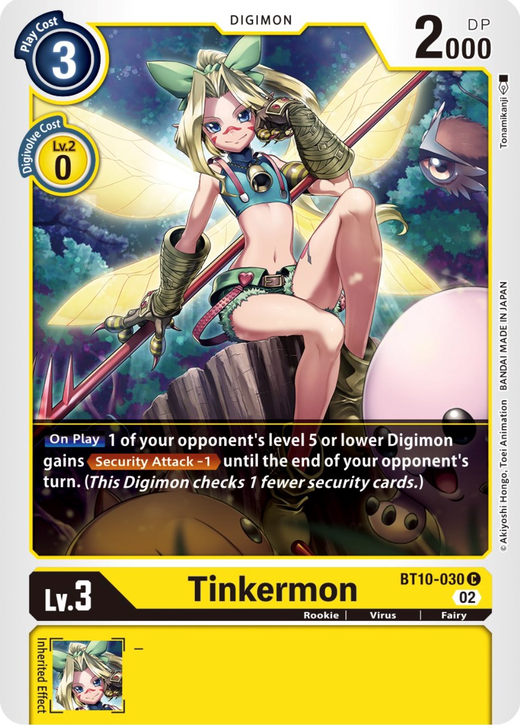 Tinkermon [BT10-030] [Xros Encounter] | Anubis Games and Hobby