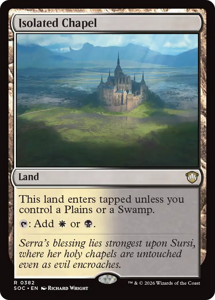 Isolated Chapel [Secrets of Strixhaven Commander] | Anubis Games and Hobby
