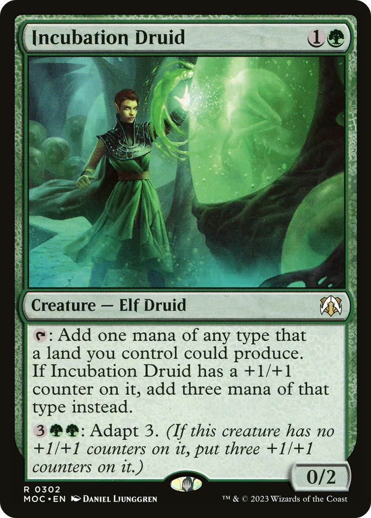 Incubation Druid [March of the Machine Commander] | Anubis Games and Hobby
