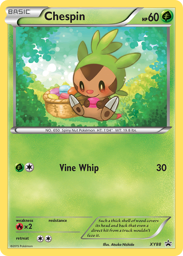 Chespin (XY88) (Collector Chest) [XY: Black Star Promos] | Anubis Games and Hobby