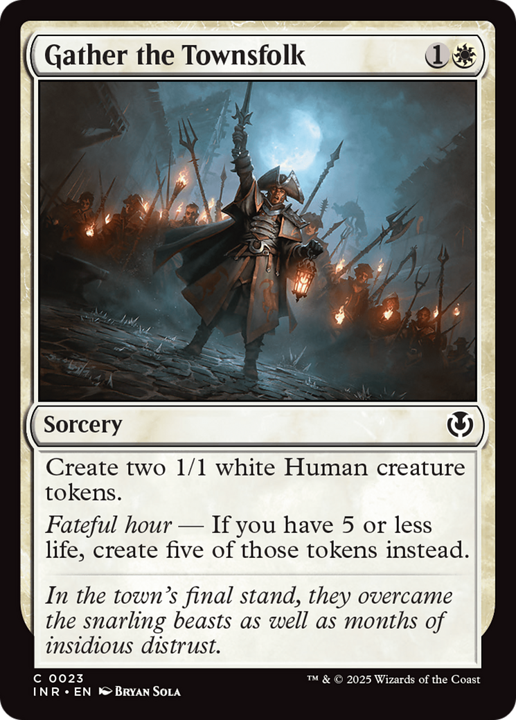 Gather the Townsfolk [Innistrad Remastered] | Anubis Games and Hobby