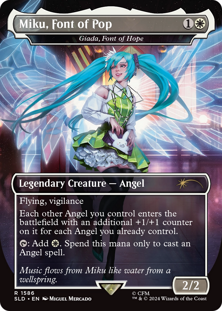 Miku, Font of Pop - Giada, Font of Hope [Secret Lair Drop Series] | Anubis Games and Hobby