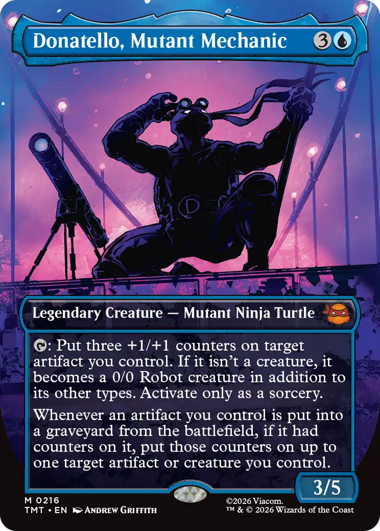 Donatello, Mutant Mechanic (Borderless) [Teenage Mutant Ninja Turtles] | Anubis Games and Hobby