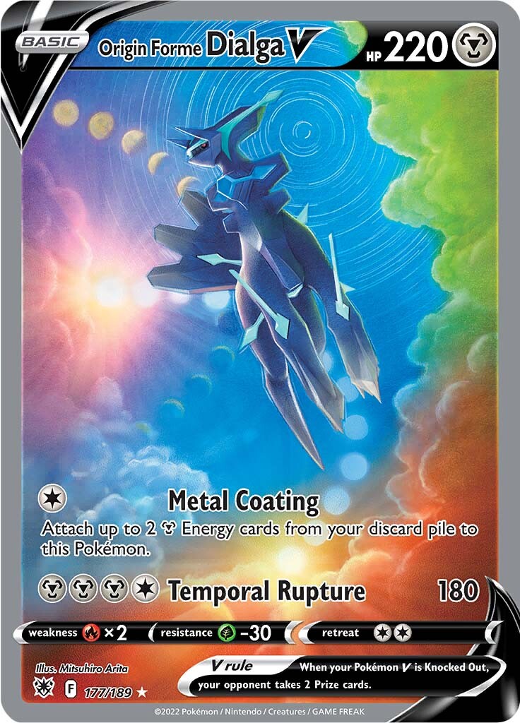Origin Forme Dialga V (177/189) [Sword & Shield: Astral Radiance] | Anubis Games and Hobby