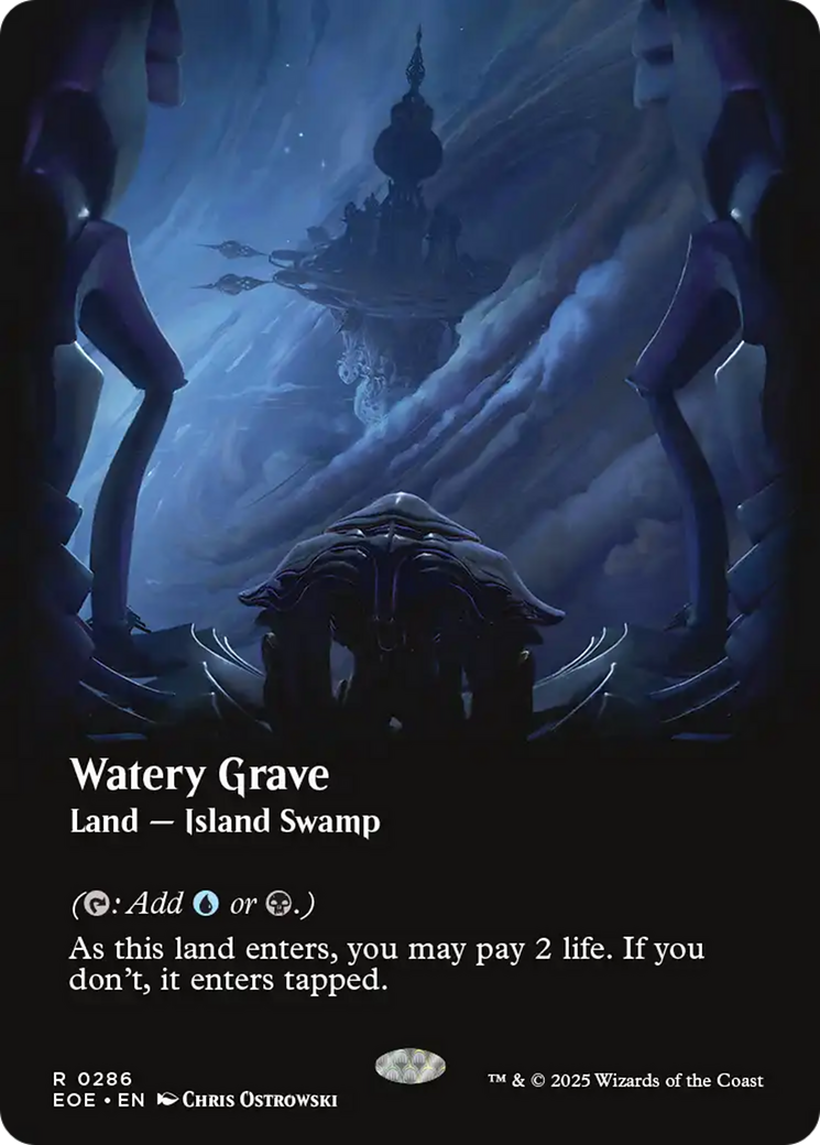 Watery Grave (Borderless) [Edge of Eternities] | Anubis Games and Hobby