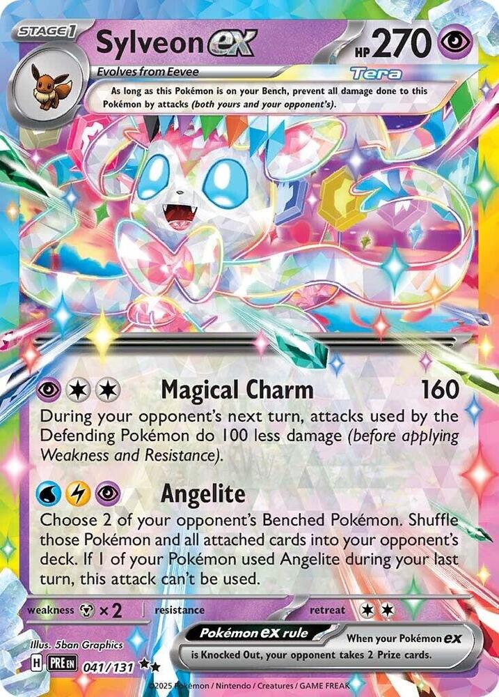 Sylveon ex (041/131) [Scarlet & Violet: Prismatic Evolutions] | Anubis Games and Hobby