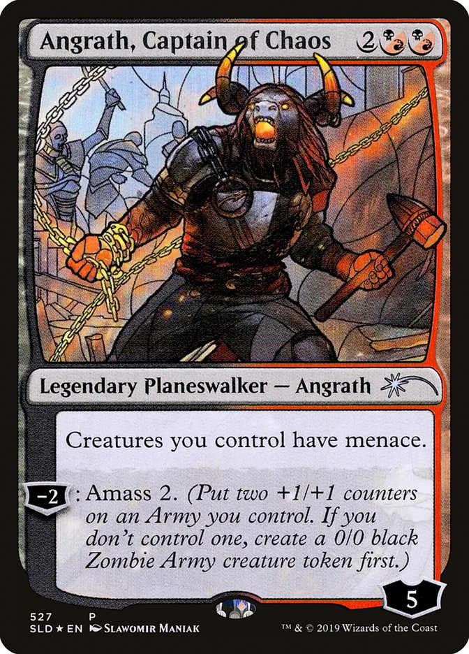 Angrath, Captain of Chaos (Stained Glass) [Secret Lair Drop Promos] | Anubis Games and Hobby