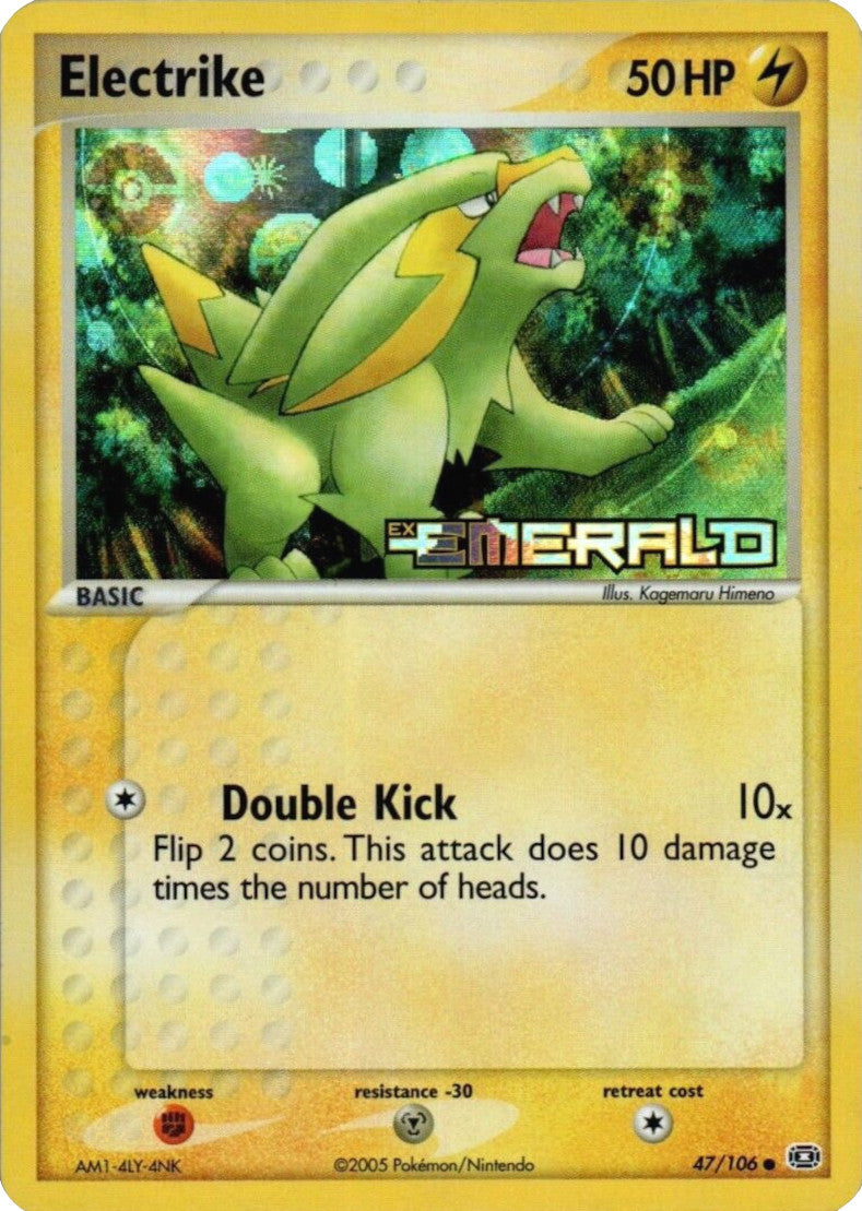 Electrike (47/106) (Stamped) [EX: Emerald] | Anubis Games and Hobby