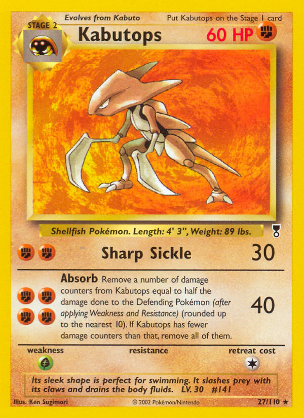 Kabutops (27/110) [Legendary Collection] | Anubis Games and Hobby