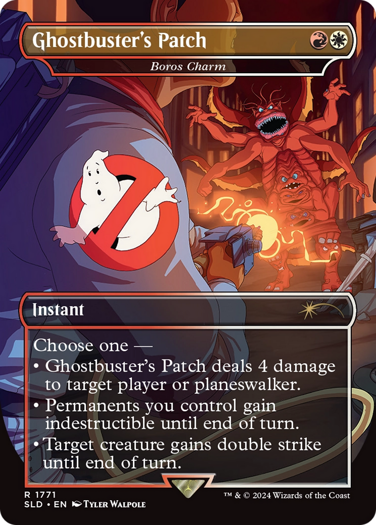 Ghostbuster's Patch - Boros Charm [Secret Lair Drop Series] | Anubis Games and Hobby