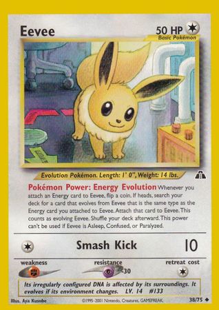 Eevee (38/75) [Neo Discovery Unlimited] | Anubis Games and Hobby