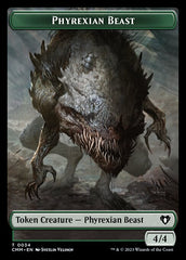 Eldrazi Scion // Phyrexian Beast Double-Sided Token [Commander Masters Tokens] | Anubis Games and Hobby