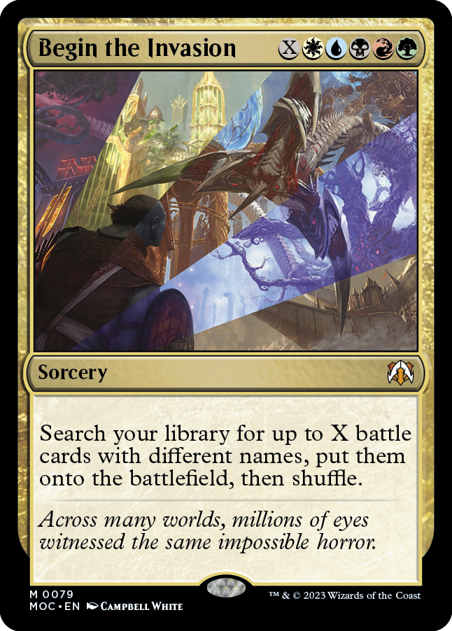 Begin the Invasion [March of the Machine Commander] | Anubis Games and Hobby