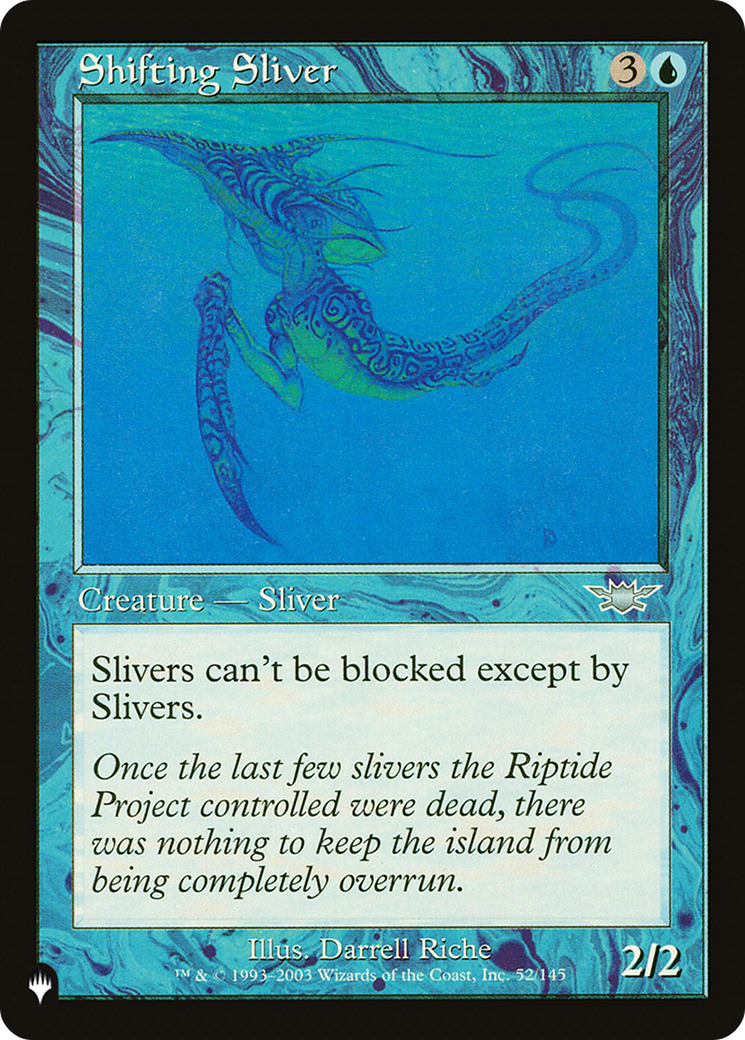 Shifting Sliver [The List Reprints] | Anubis Games and Hobby