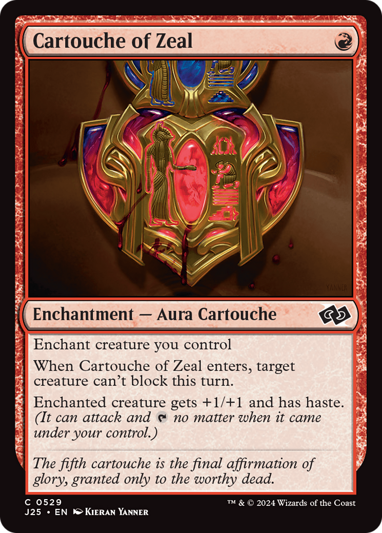 Cartouche of Zeal [Foundations Jumpstart] | Anubis Games and Hobby