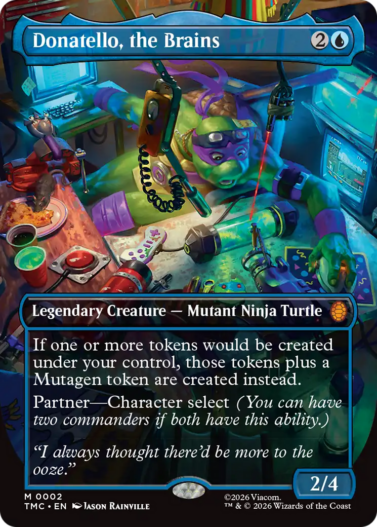 Donatello, the Brains (Borderless) [Teenage Mutant Ninja Turtles Commander] | Anubis Games and Hobby