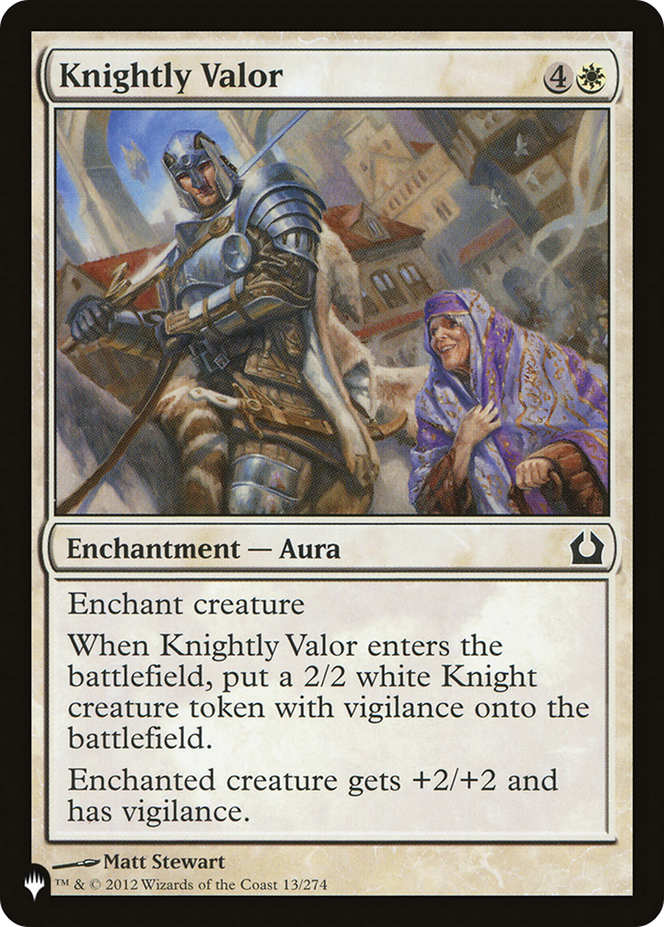 Knightly Valor [The List Reprints] | Anubis Games and Hobby