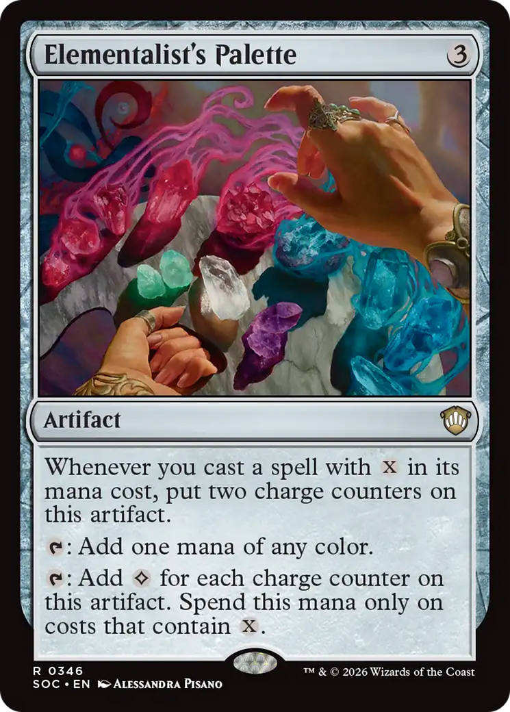 Elementalist's Palette [Secrets of Strixhaven Commander] | Anubis Games and Hobby