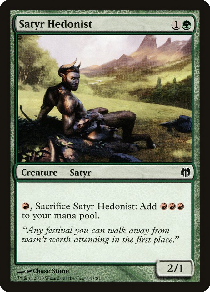 Satyr Hedonist [Duel Decks: Heroes vs. Monsters] | Anubis Games and Hobby