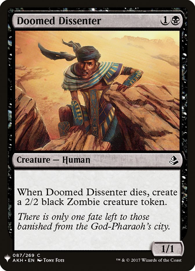 Doomed Dissenter [Mystery Booster] | Anubis Games and Hobby