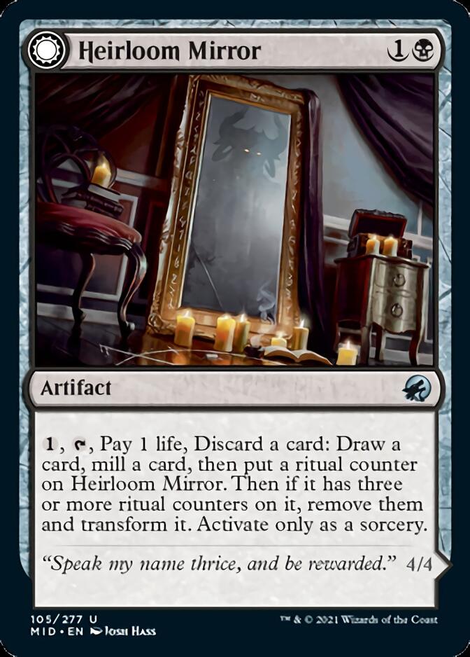 Heirloom Mirror // Inherited Fiend [Innistrad: Midnight Hunt] | Anubis Games and Hobby